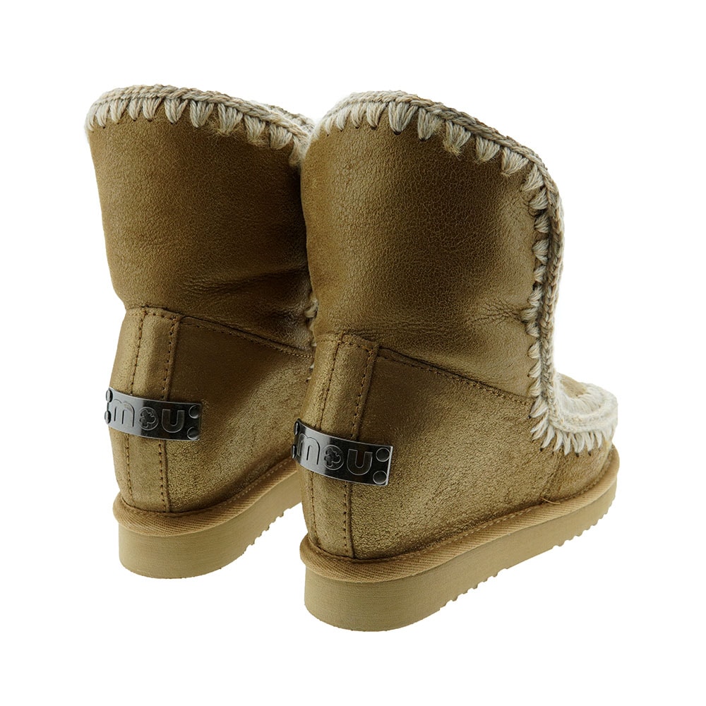 Botas Mou Eskimo Inner Wedge Short Lana y Costuras foto 4