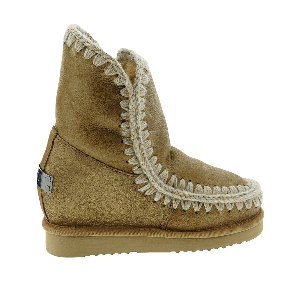 Botas Mou Eskimo Inner Wedge Short Lana y Costuras foto 5