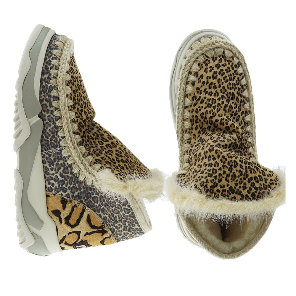 Botas australianas cordero animal print Mou Eskimo Trainer foto 2