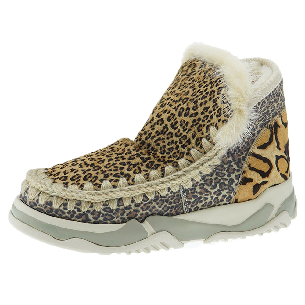 Botas australianas cordero animal print Mou Eskimo Trainer foto 3