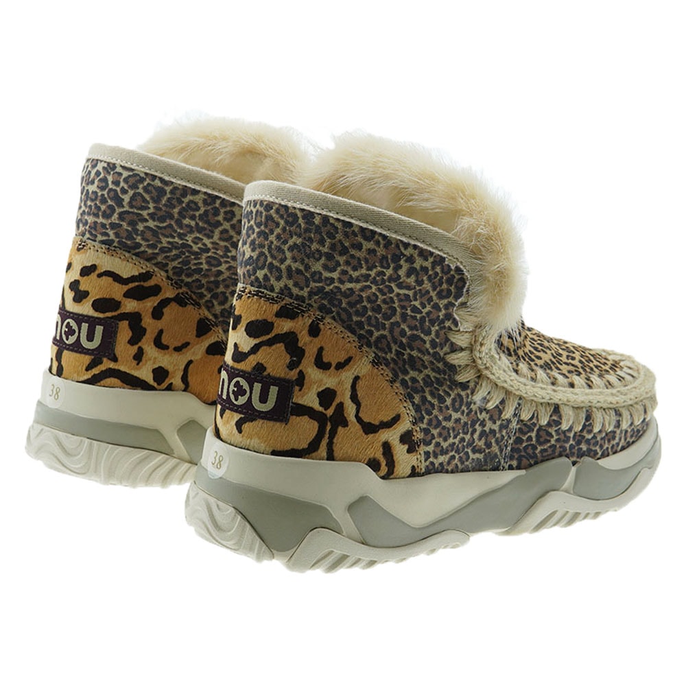 Botas australianas cordero animal print Mou Eskimo Trainer foto 4
