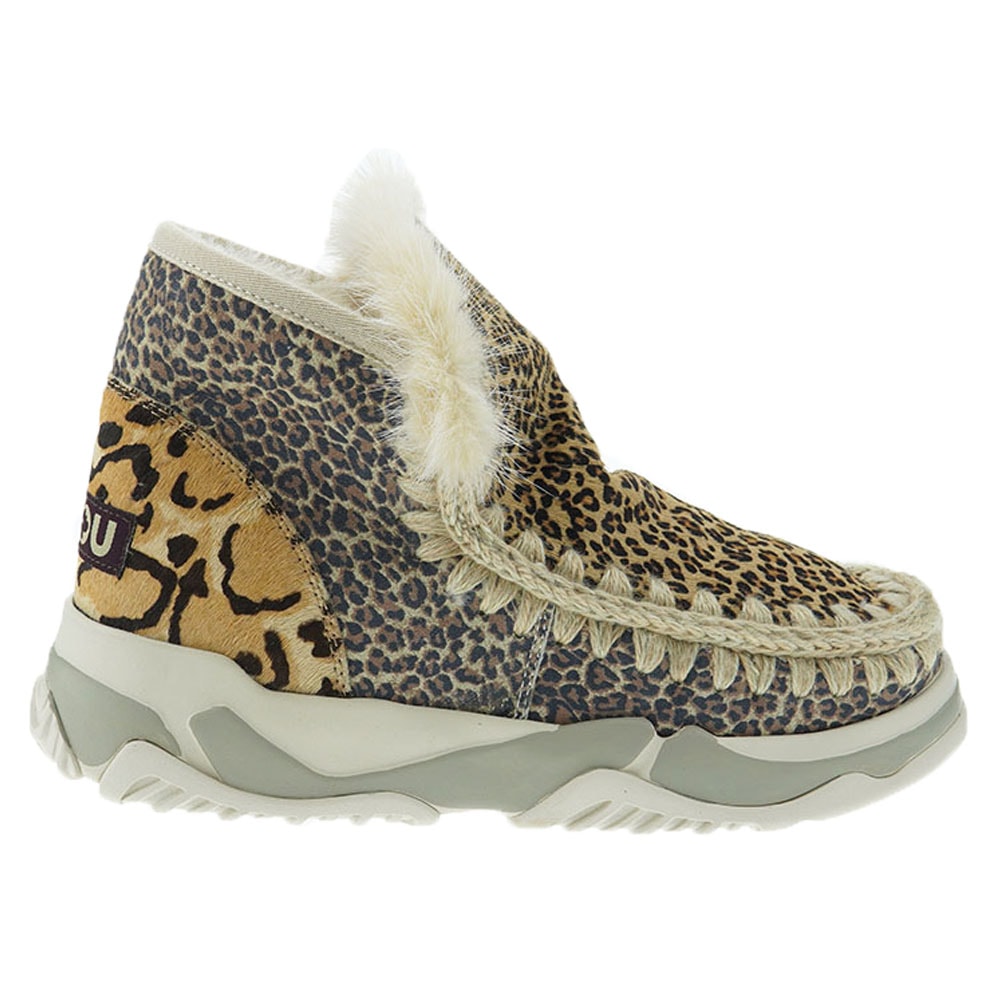 Botas australianas cordero animal print Mou Eskimo Trainer foto 5