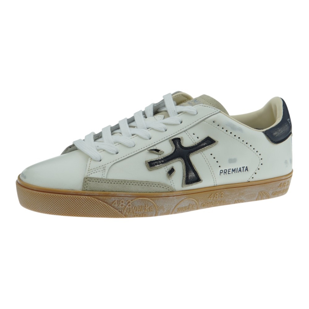 Zapatillas blancas hombre Premiata - Estilo urbano y confort foto 3