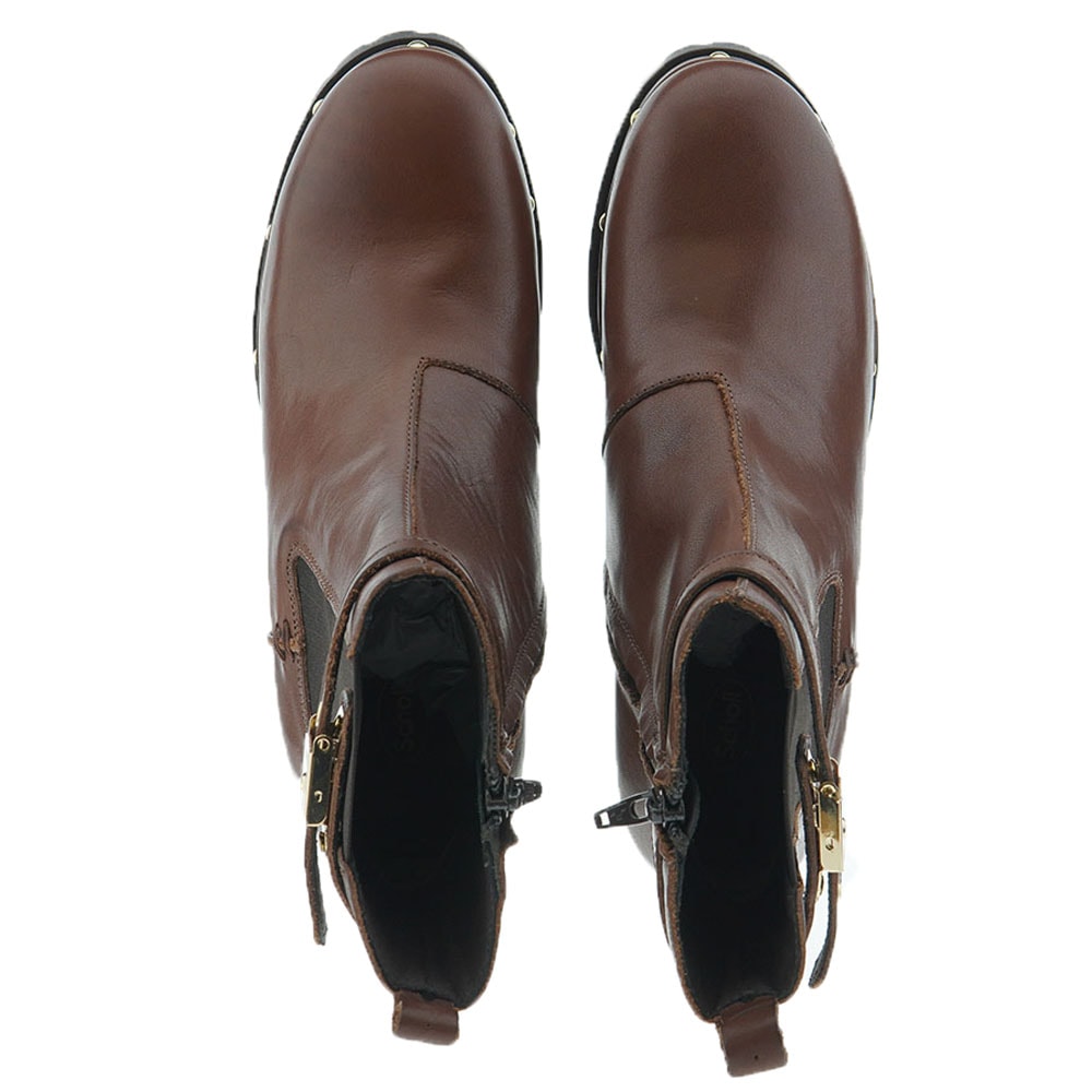 Botines tacón bajo mujer piel Scholl F30295 foto 2
