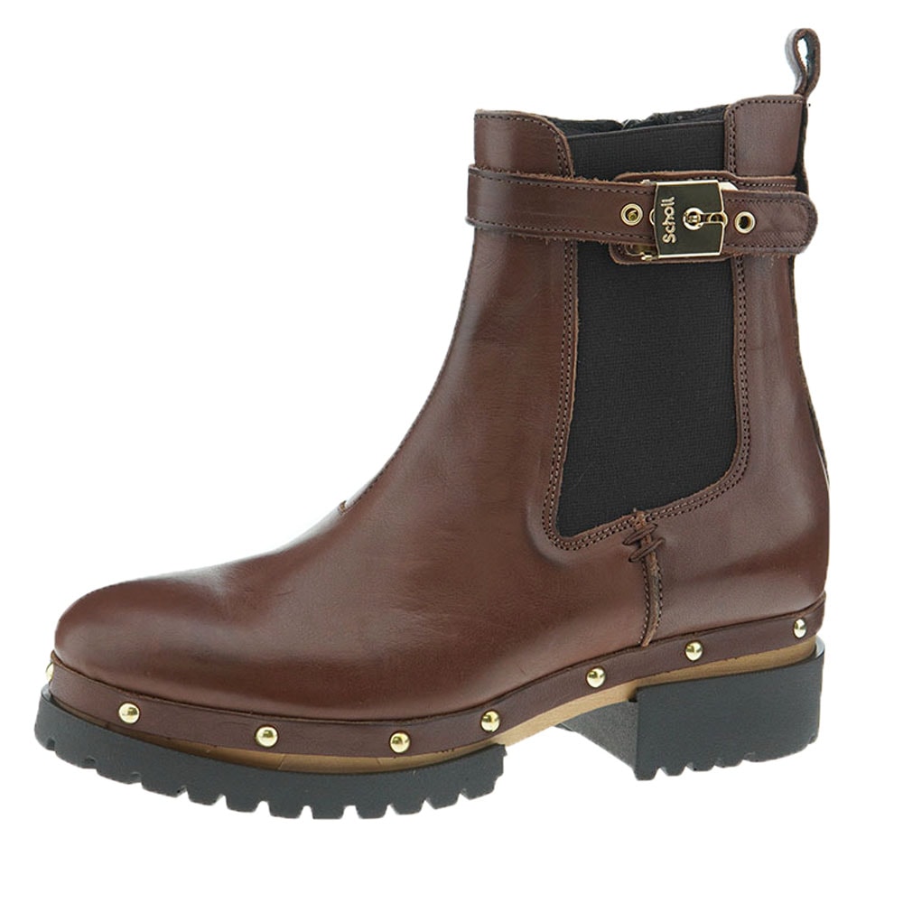 Botines tacón bajo mujer piel Scholl F30295 foto 3