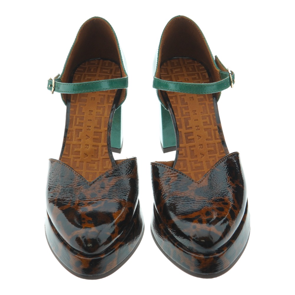 Zapato tacón animal print  Chie Mihara Fasi foto 2