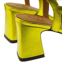 Zapatos Tacón Chie Mihara Tacón Bloque y Piel Metalizada | Descubre en Gallery Carrile foto 6