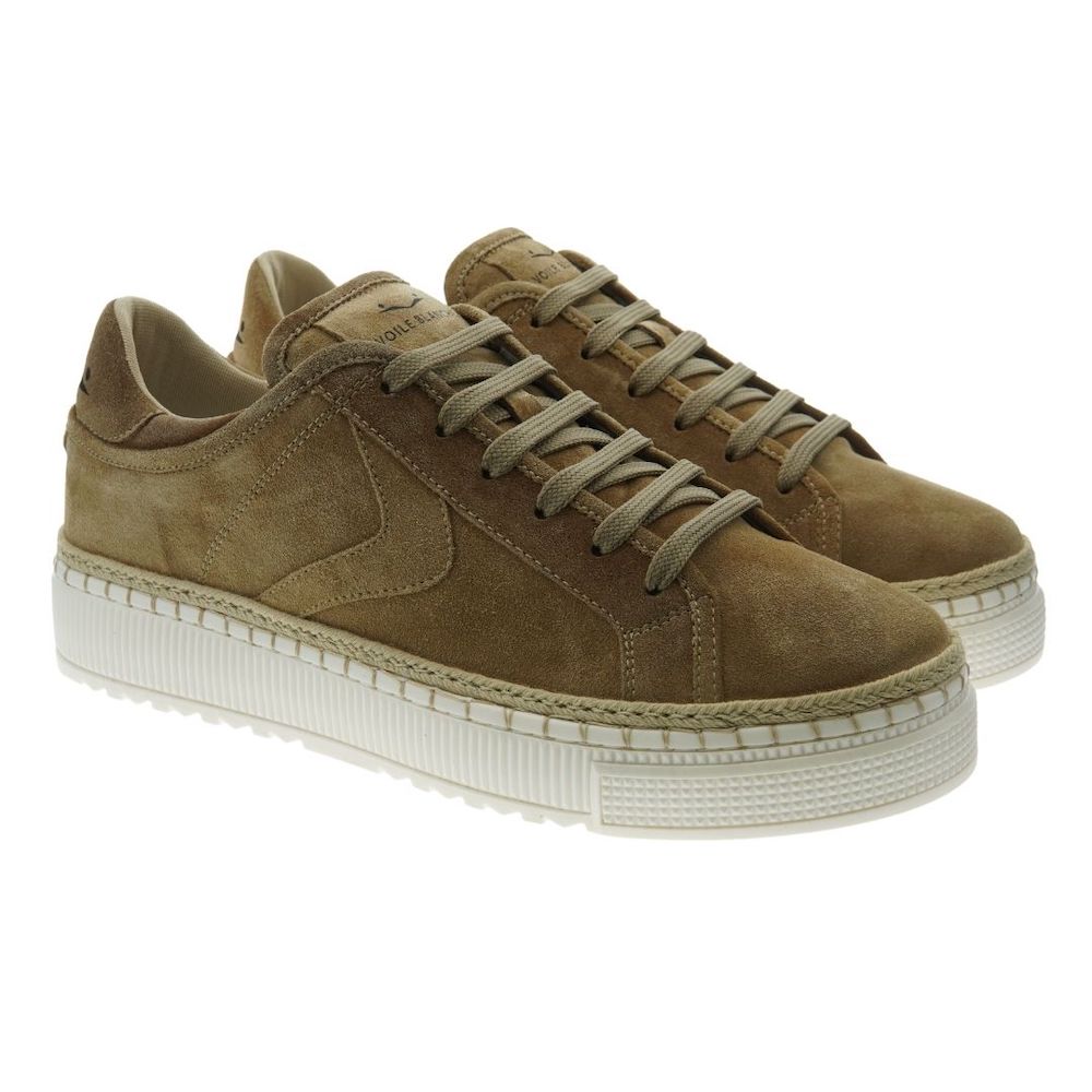 Sneakers hombre cordón ante Voile Blanche Fit Suede