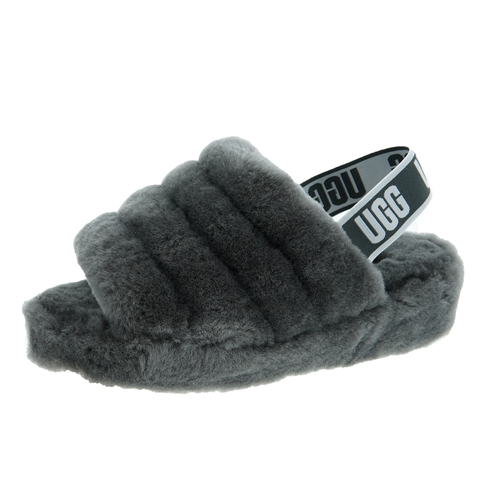 Zapatilla casa sandalia piel oveja Ugg Fluff Yeah Slid foto 3