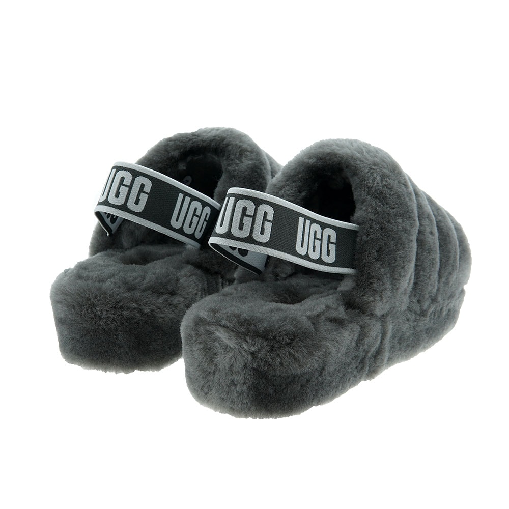 Zapatilla casa sandalia piel oveja Ugg Fluff Yeah Slid foto 4