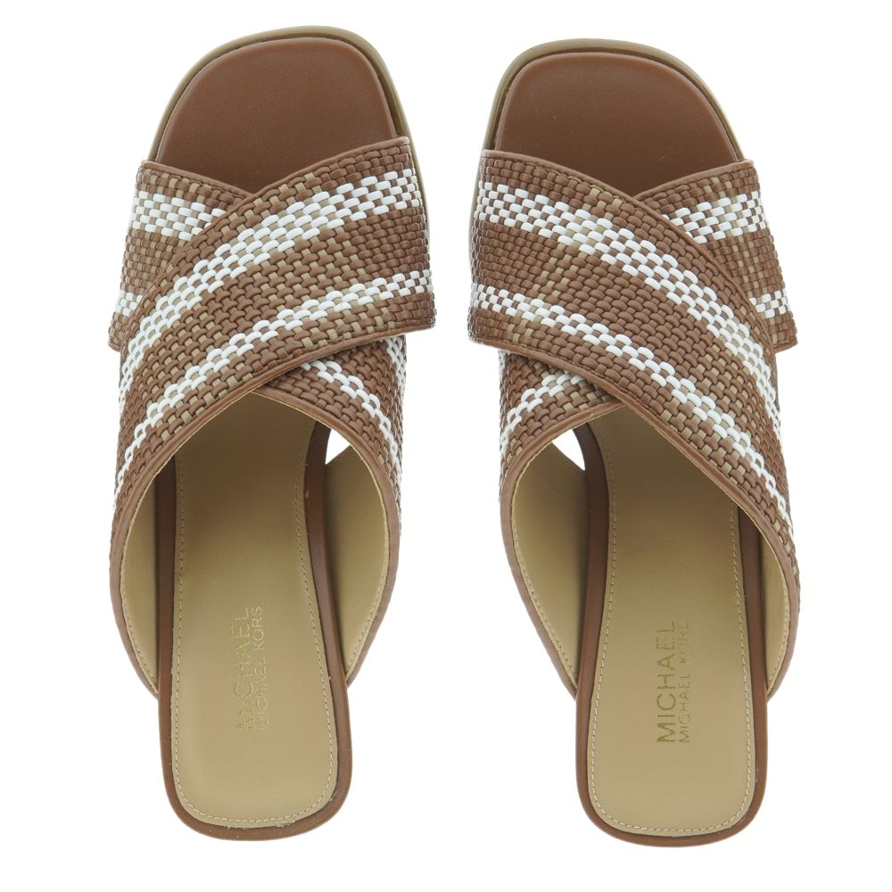 Sandalias tacón pala cruzada Michael Kors Gideon Mule foto 2