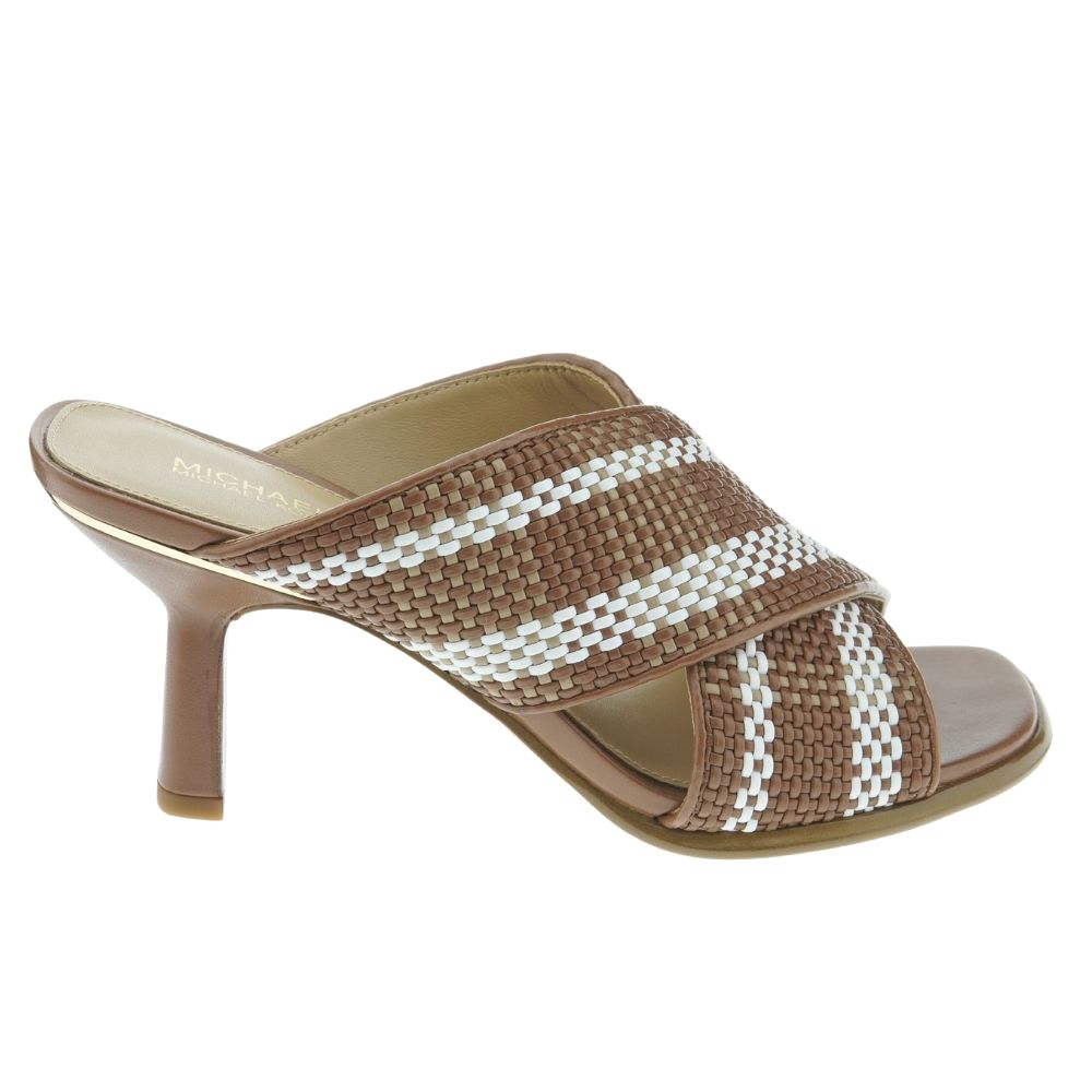 Sandalias tacón pala cruzada Michael Kors Gideon Mule foto 5