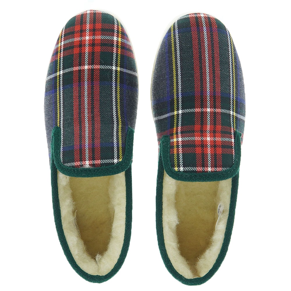 Zapatillas casa hombre cuadros Balbino Gloria foto 2