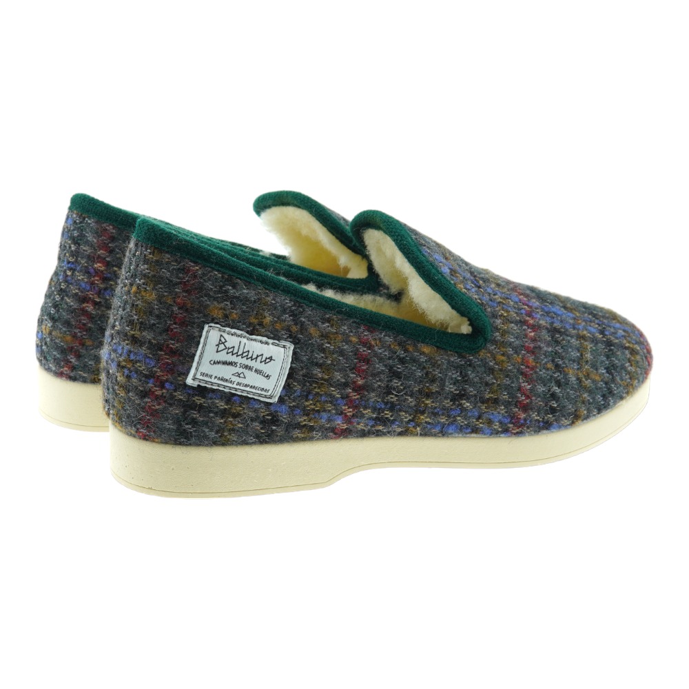 Zapatillas casa hombre cuadros Balbino Gloria foto 4