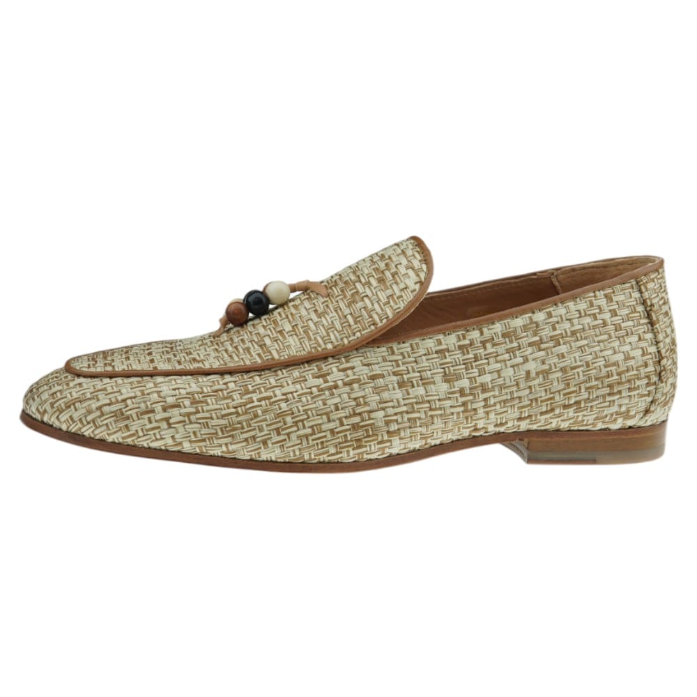Mocasines Tejidos Rafia Hombre Kurt Geiger con Detalles de Cuentas | Gallery Carrile foto 3