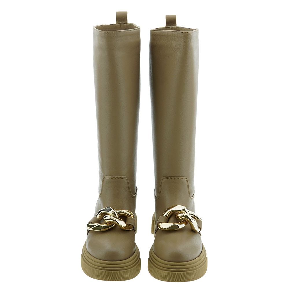 Bota alta piel cadena Jeannot HJ537 foto 2