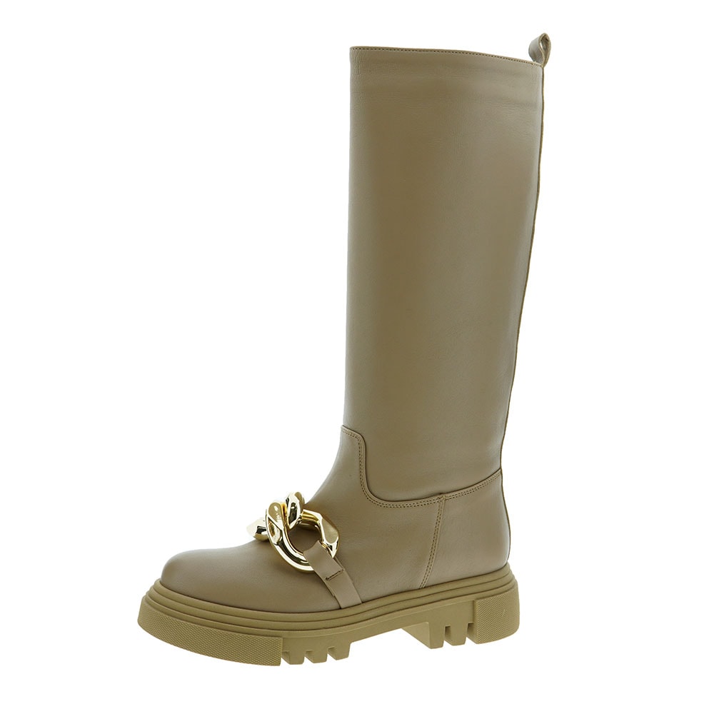 Bota alta piel cadena Jeannot HJ537 foto 3