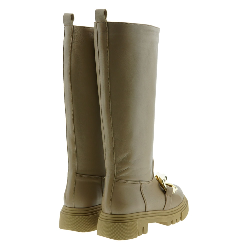 Bota alta piel cadena Jeannot HJ537 foto 4