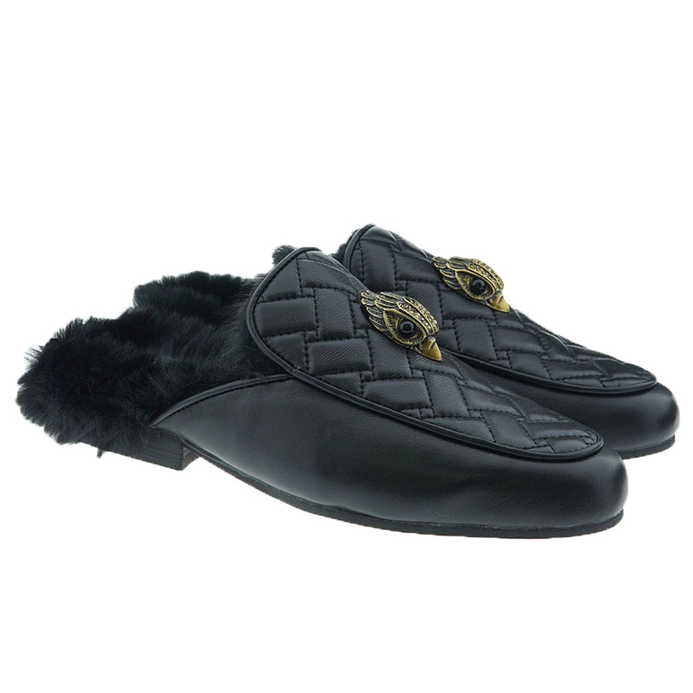 Zueco piel águila pelo Kurt Geiger Holly Eagle Mule