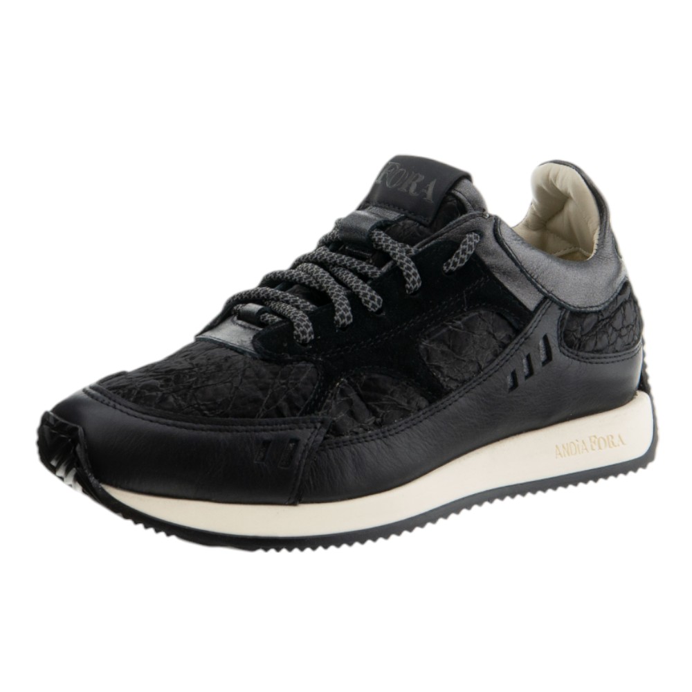 Sneakers negras mujer vestir Andia Fora – Estilo elegante y cómodo foto 3