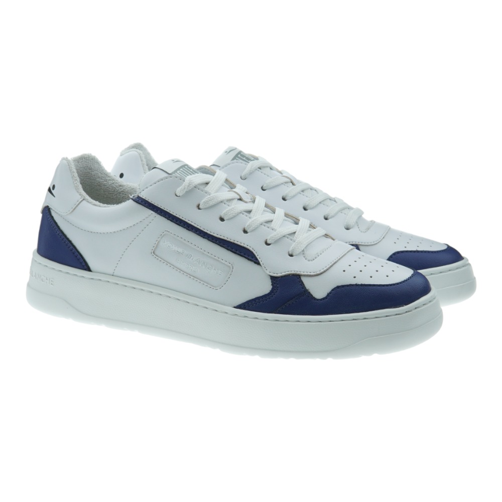 Deportivas blancas cuero vegetal caballero Voile Blanche Hybro City Man