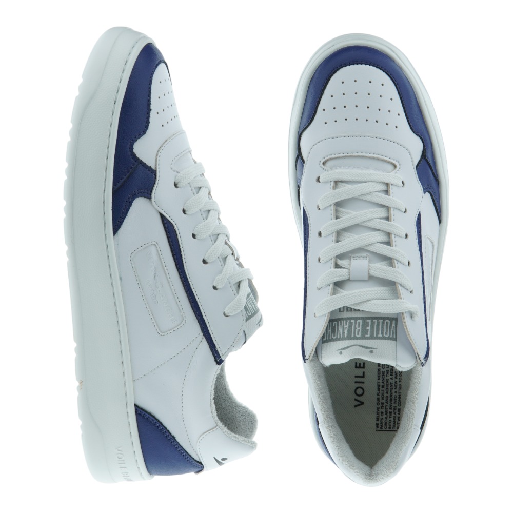 Deportivas blancas cuero vegetal caballero Voile Blanche Hybro City Man foto 2