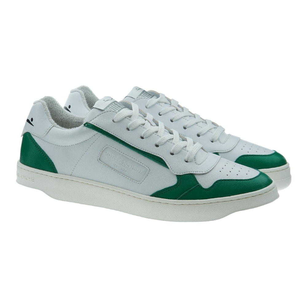 Deportivas caballero cuero vegetal cordones Voile Blanche Hybro City Man