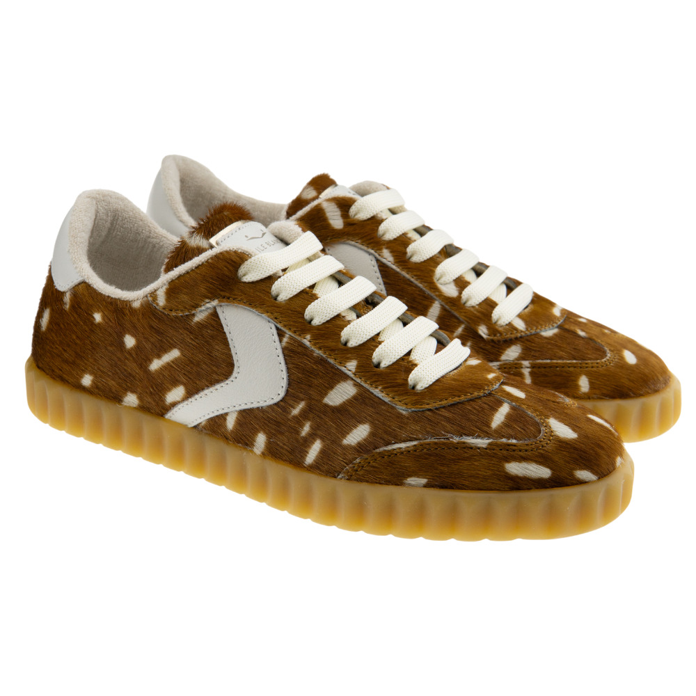 Sneakers casual mujer piel pony Voile Blanche Ines Deer
