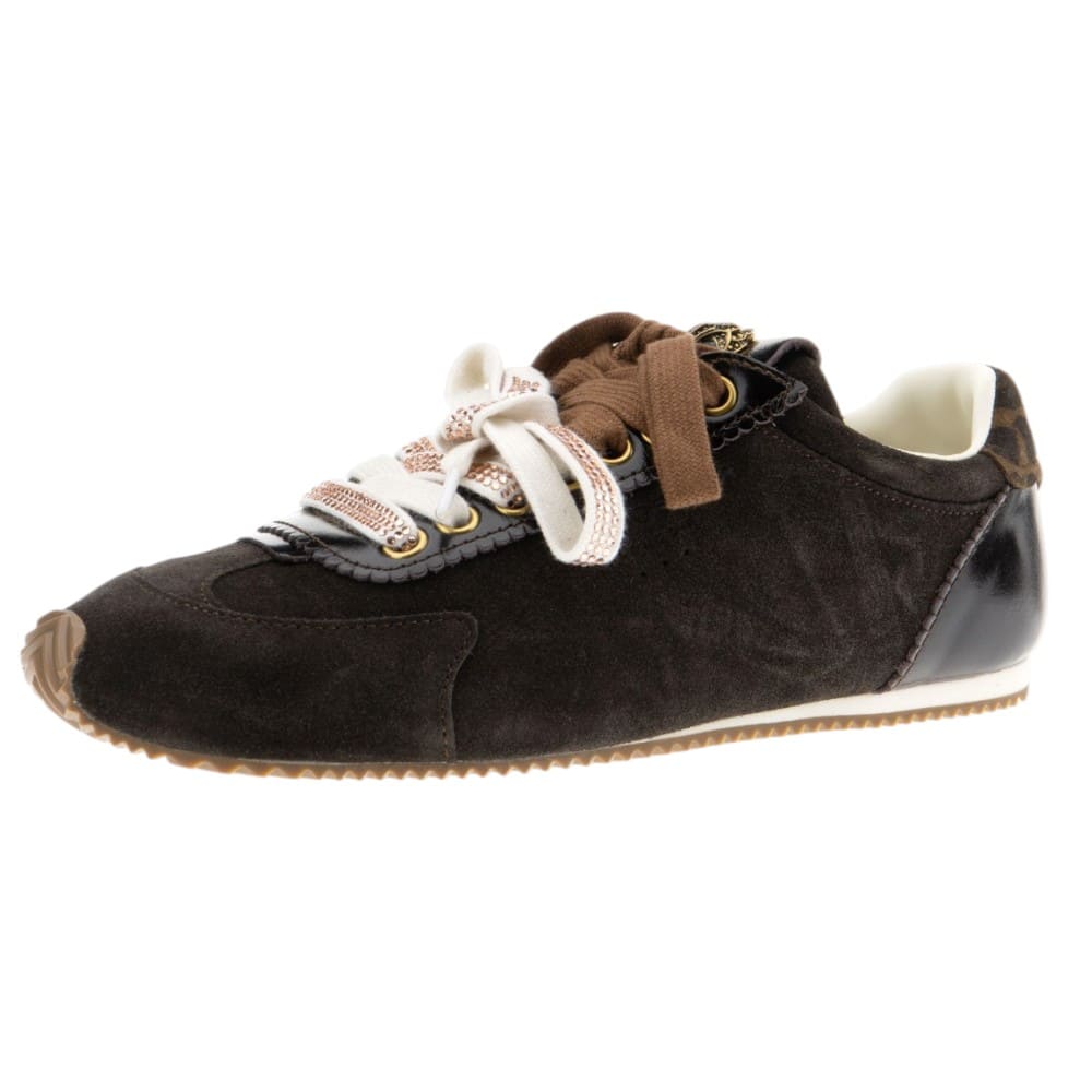 Zapatillas Mujer Vestir Ante Marrón Kurt Geiger foto 3