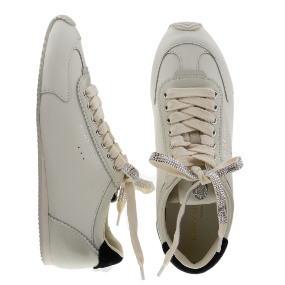 Sneakers grises mujer Kurt Geiger con detalle joya | Carrilé foto 2