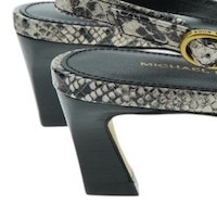Zapato destalonado tacón bajo serpiente Michael Kors foto 6