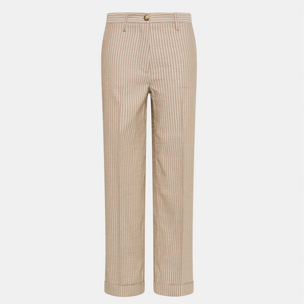 Pantalón Clásico Beige Rayas Mujer Momoni JANEIRO PANT