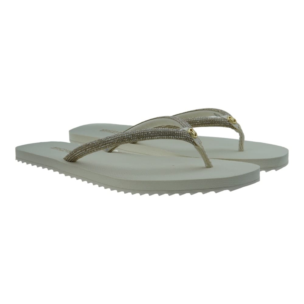 Chanclas Dedo Michael Kors Adornos Strass Jinx Flip Flop