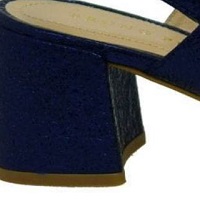 Sandalias vestir metalizadas tacón cuadrado Altraofficina K0701 foto 6