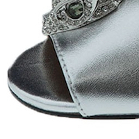 Zapato ceremonia metalizado águila Kurt Geiger Kensington Dorsay foto 6