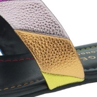 Sandalia plana dedo multicolor Kurt Geiger Kensington T-Bar foto 7