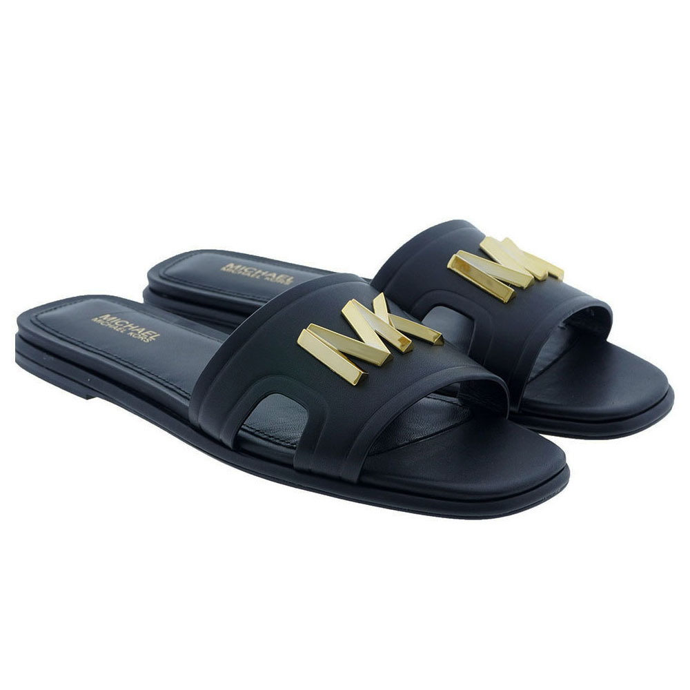 Sandalia tipo pala piel logos Michael Kors Kippy Slide