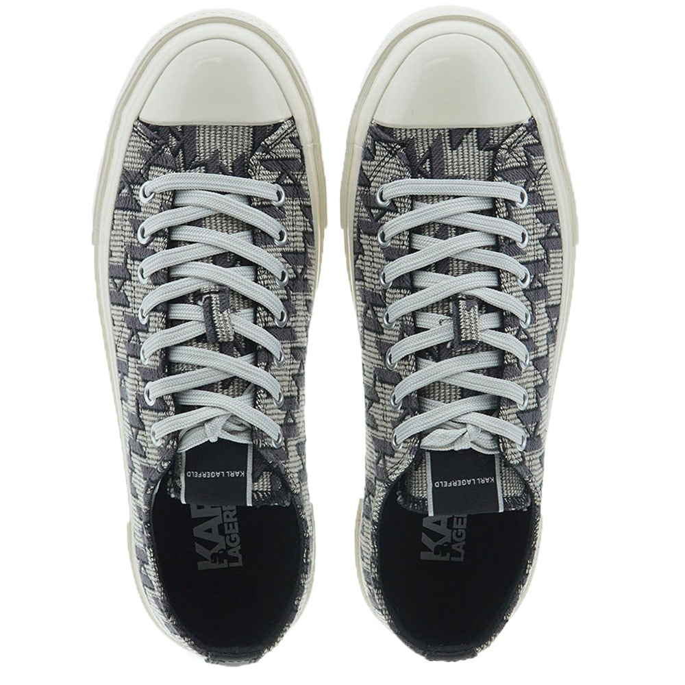 Zapatillas canva algodón logos Karl Lagerfeld KL50323 foto 2