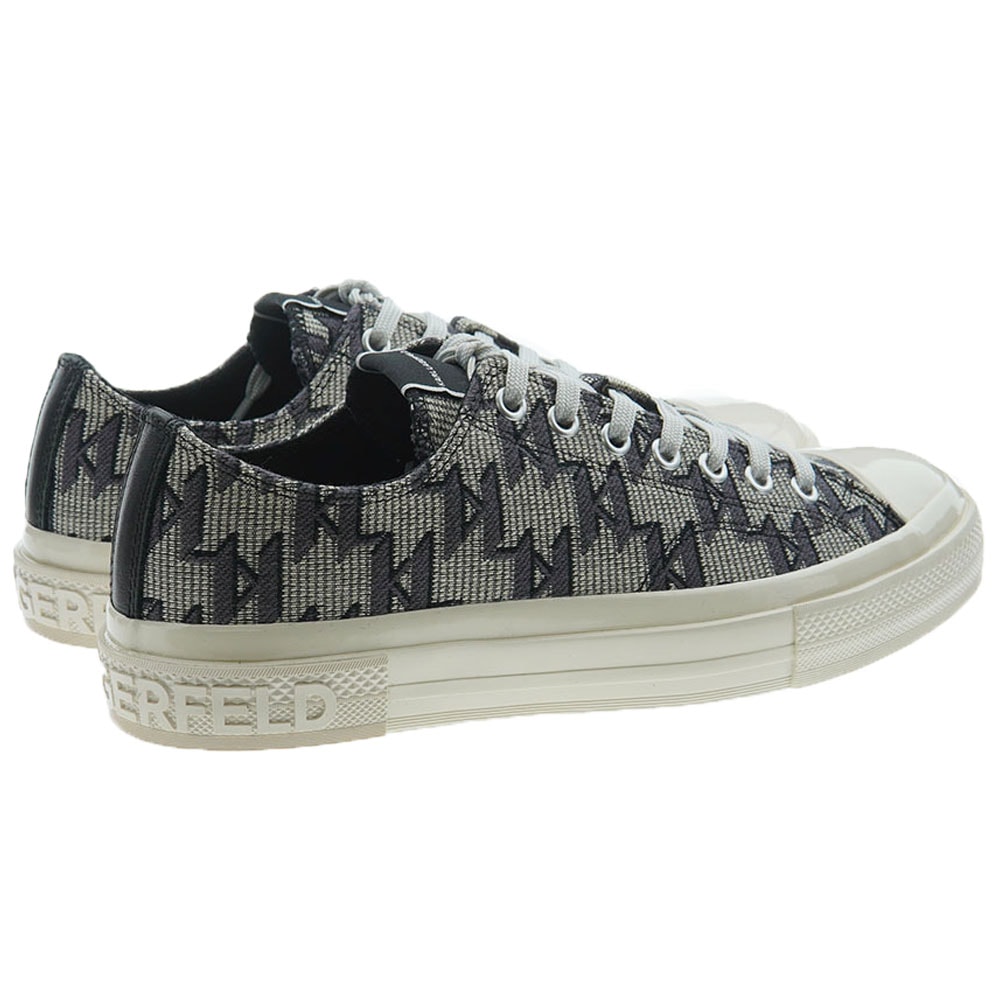Zapatillas canva algodón logos Karl Lagerfeld KL50323 foto 4