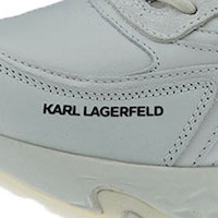 Sneakers blanca piel suela ancha hombre Karl Lagerfeld KL52420 foto 7
