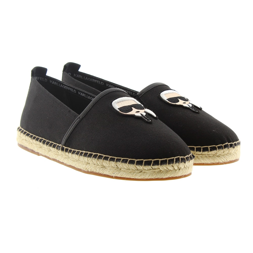 Alpargatas negras caballero Karl Lagerfeld KL70111
