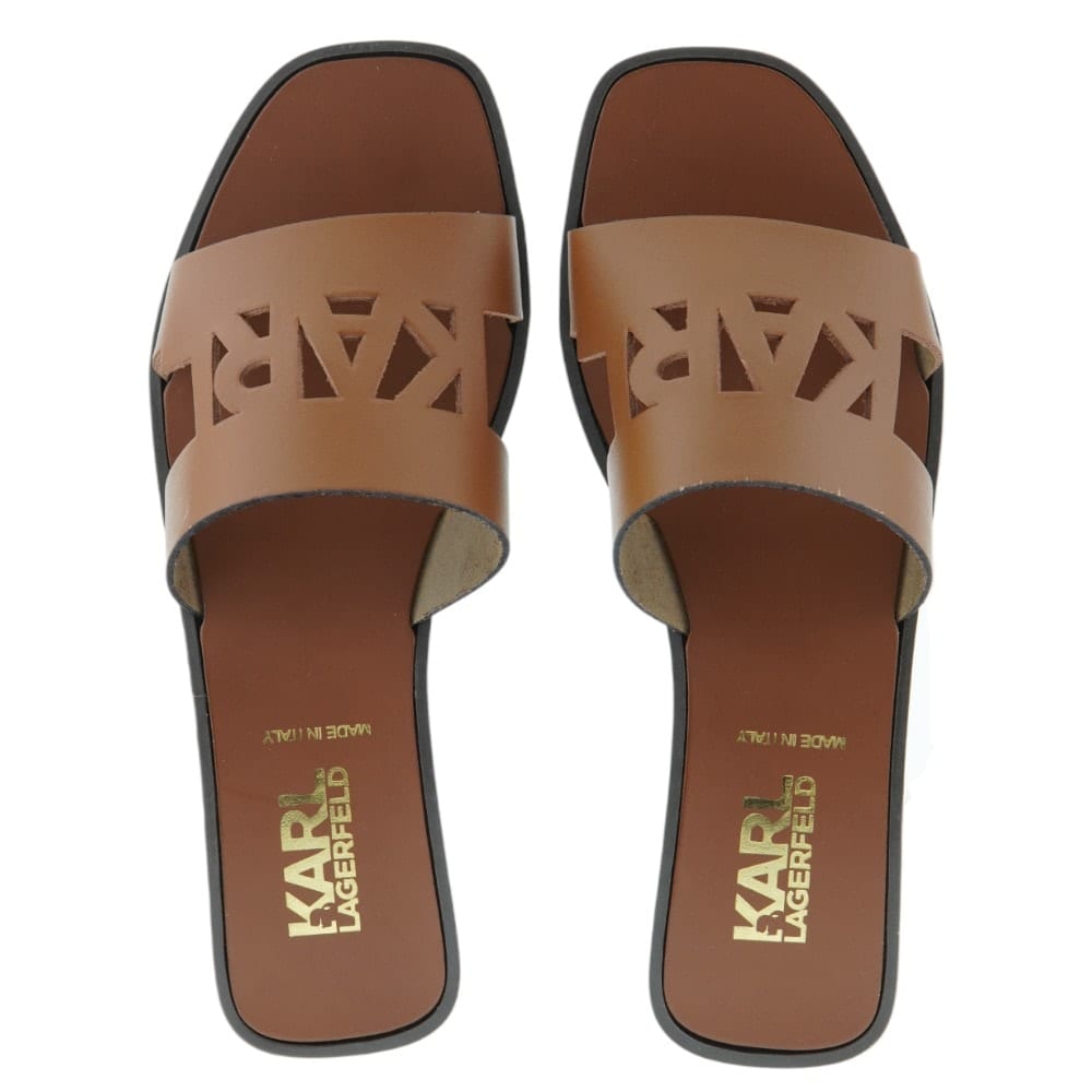 Sandalias Planas de Diseño Karl Lagerfeld | Elegancia Minimalista | Gallery Carrile foto 2