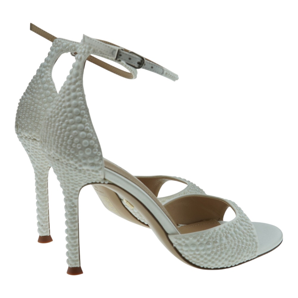 Sandalias Tacón Mujer Blancas Lola Cruz | Sofisticación y Elegancia en Gallery foto 4