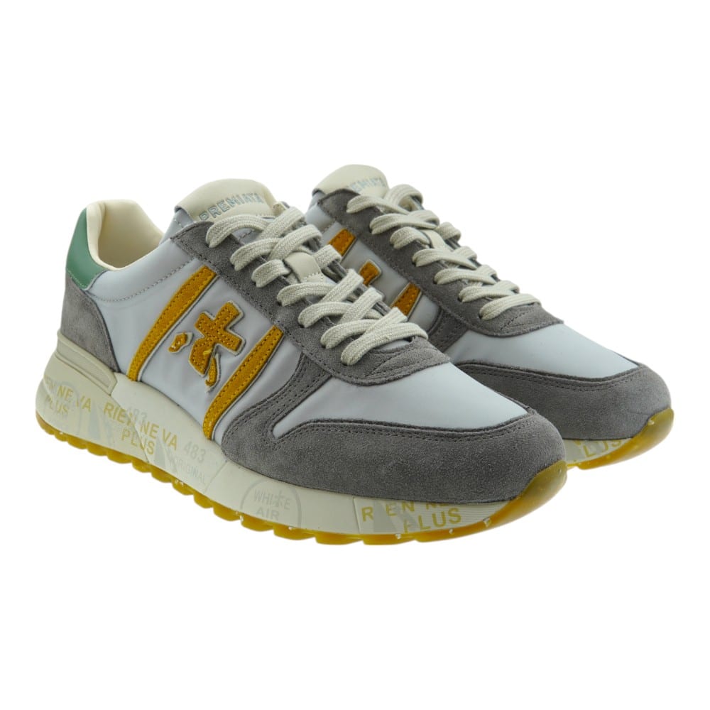 Zapatillas Grises Hombre Premiata Lander 7201