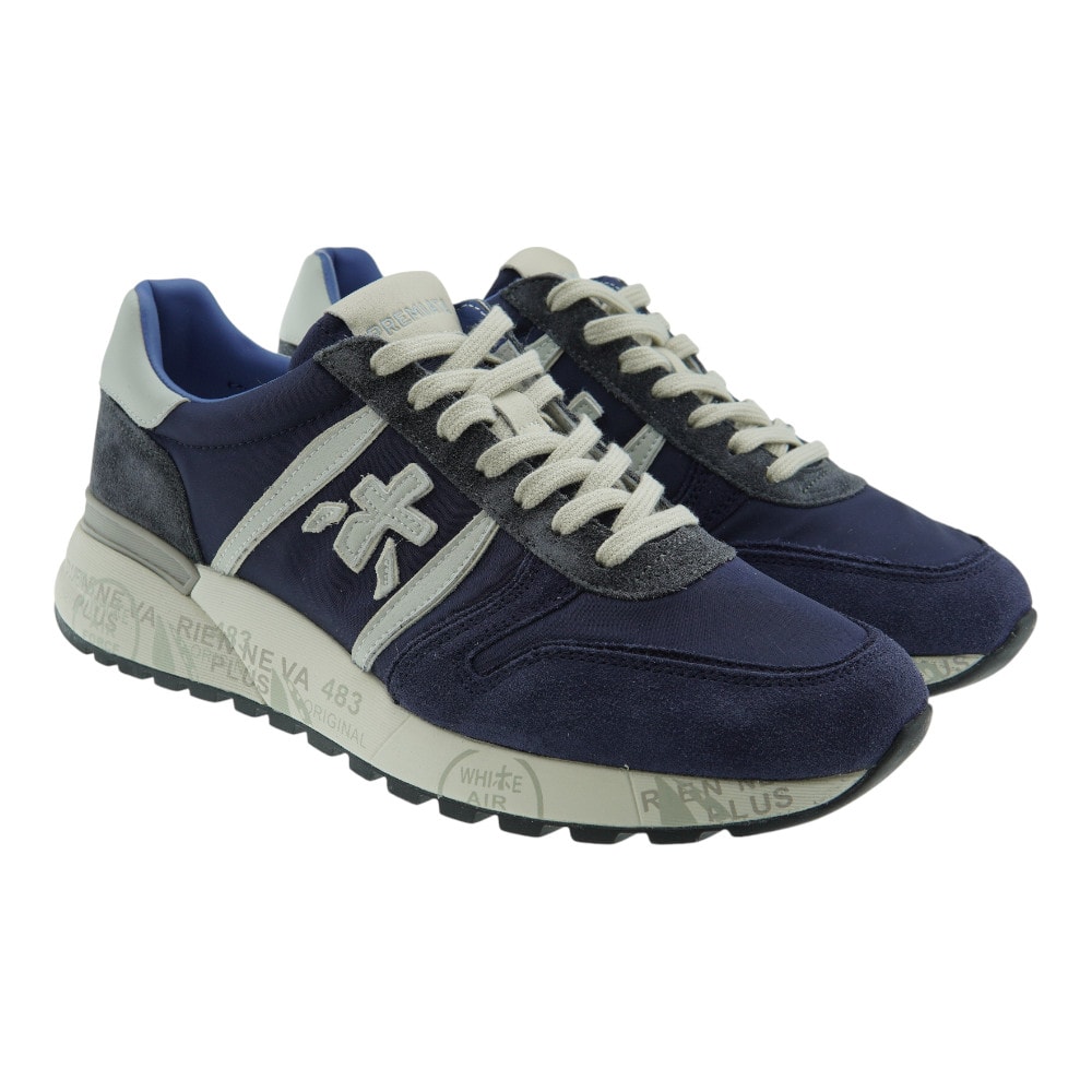 Zapatillas Casual Azul Hombre Premiata Lander 7402