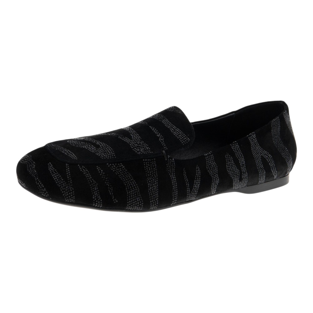 Loafers Lola Cruz negros strass foto 3