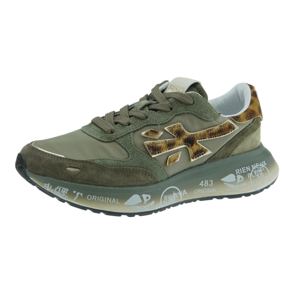 Sneakers verdes mujer Premiata – Estilo urbano y naturaleza foto 3