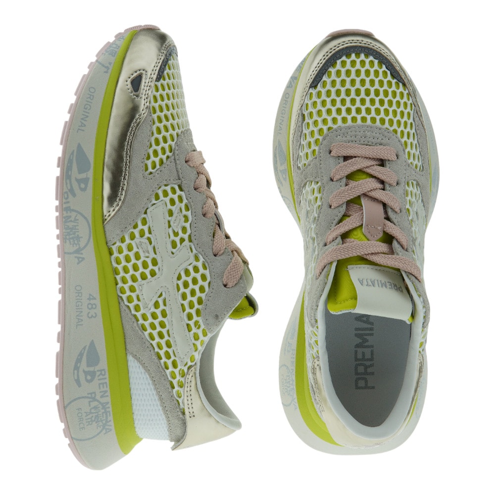 Sneakers mujer plata Premiata | Diseño exclusivo y confort premium en Gallery foto 2
