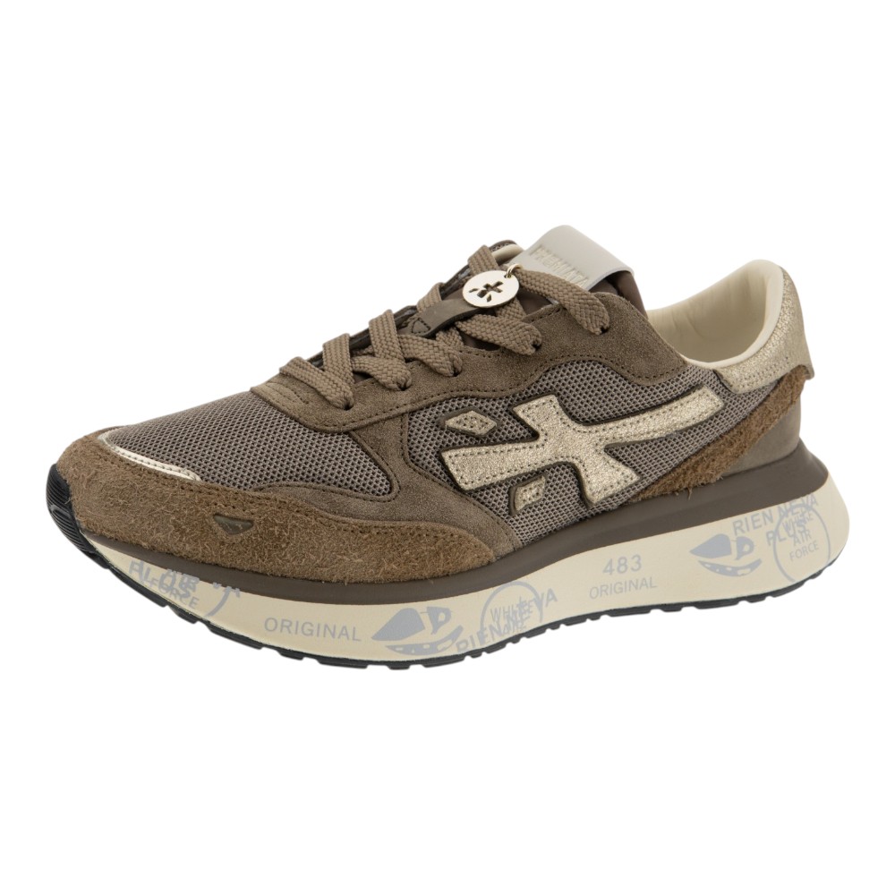 Zapatillas mujer Premiata ante marrón | Carrilé foto 3