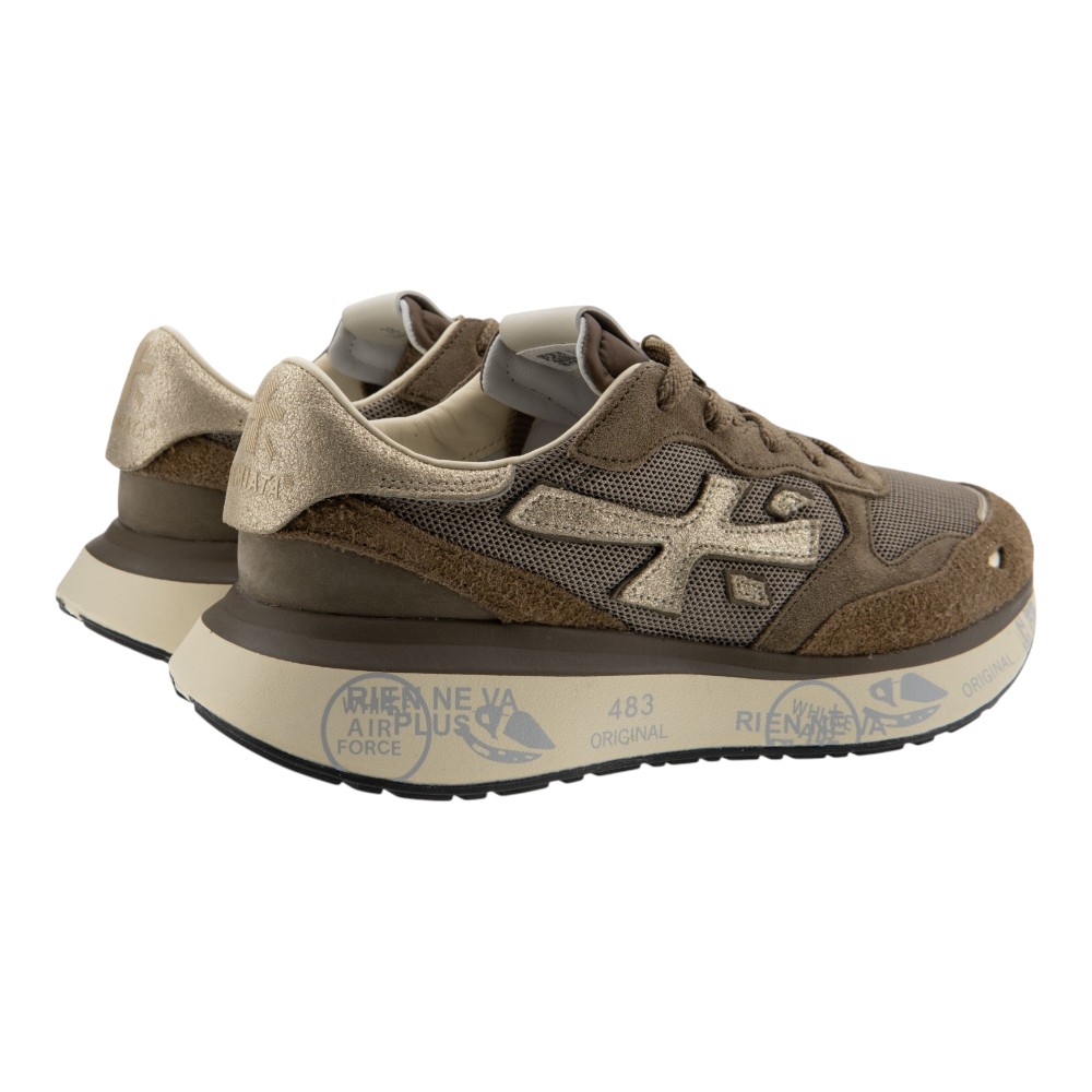 Zapatillas mujer Premiata ante marrón | Carrilé foto 4